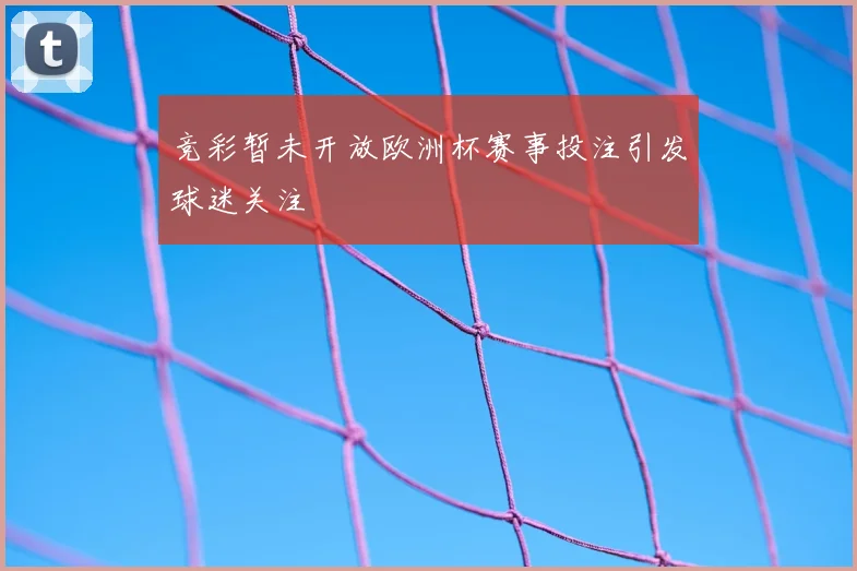 竞彩暂未开放欧洲杯赛事投注引发球迷关注